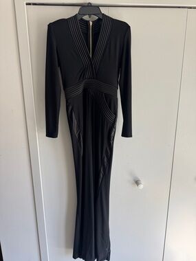 Zhivago | Dresses | Zhivago Battle Lines The Heiress Vneck Gown Size Black  Worn Once | Poshmark